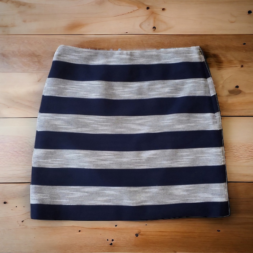LOFT Ann Taylor Striped Skirt